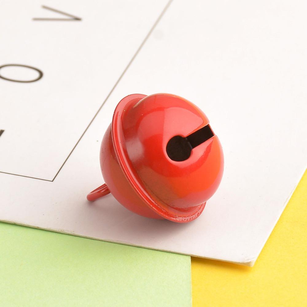 5pcs Candy Color Colorful Bell Keyring Pendant Bell Metal Bell Ring Pendant Christmas Decoration