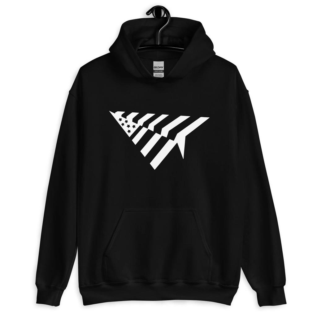 hoodie-Casual Pullover Sweatshirt Paper Airplane Unisex