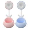 LED Table Lamp Flexible Hose Foldable Desk Light with Pen Holder USB Charging Cartoon Night Lamp