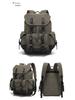 Unisex Waterproof Waxed Canvas Travel Backpack for Outdoor Sports and Laptops