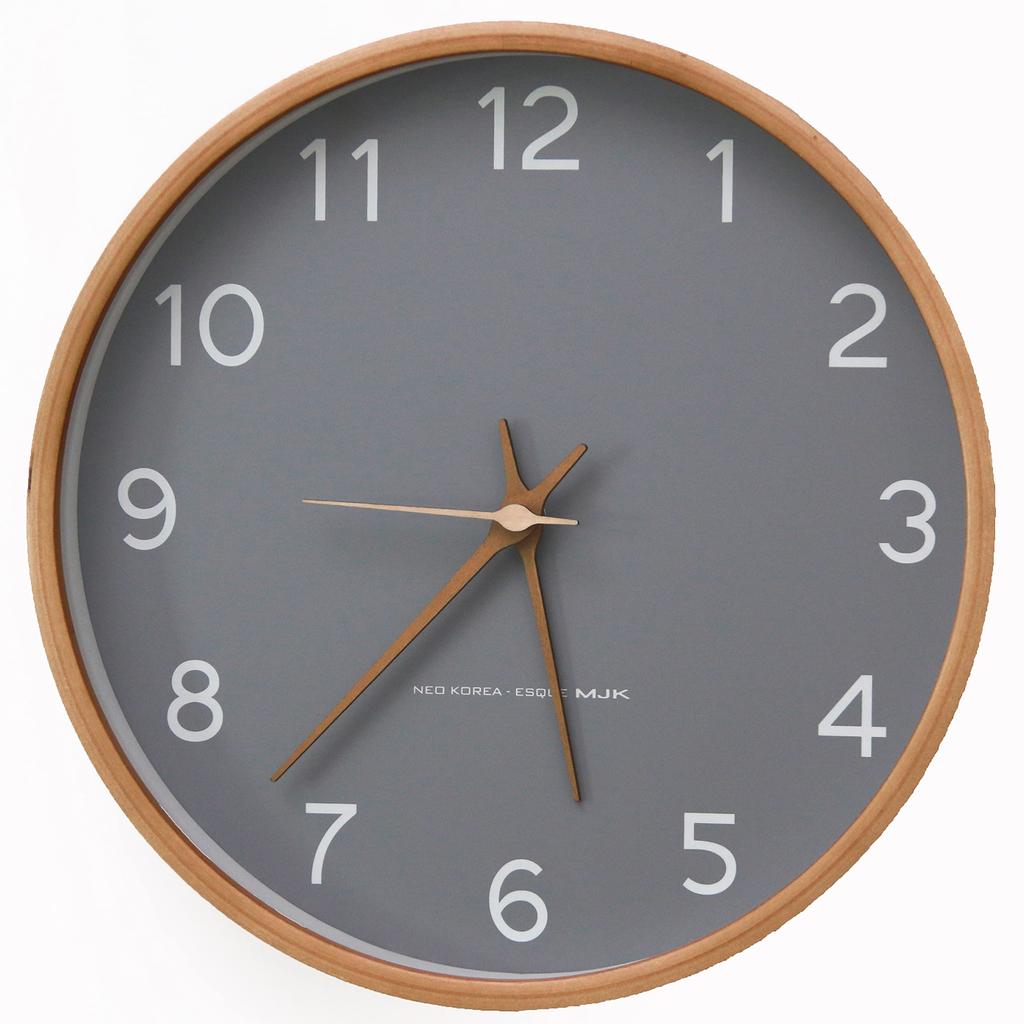 Настенные стильные настенные часы When Battery Wall Scandinavian Wall Interior Large Easy to Wall 12 дюймов BOMU-TECHBOMU Clock, Clock, Analog, Quiet, Hanging,