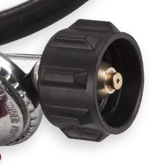 Propane Regulator 0-20 PSI High Pressure Adjustable Propane Regulator with QCC-1 Type Hose U.S. Propane Tanks Gas Burner Cooker Turkey Fryer