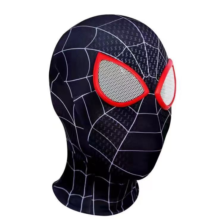 Новая 3D-маска Гвен Стейси для взрослых, Супергерой, Железный человек, Косплей, Майлз Моралес, Человек-паук, Аксессуары для костюма на Хэллоуин, Головной убор