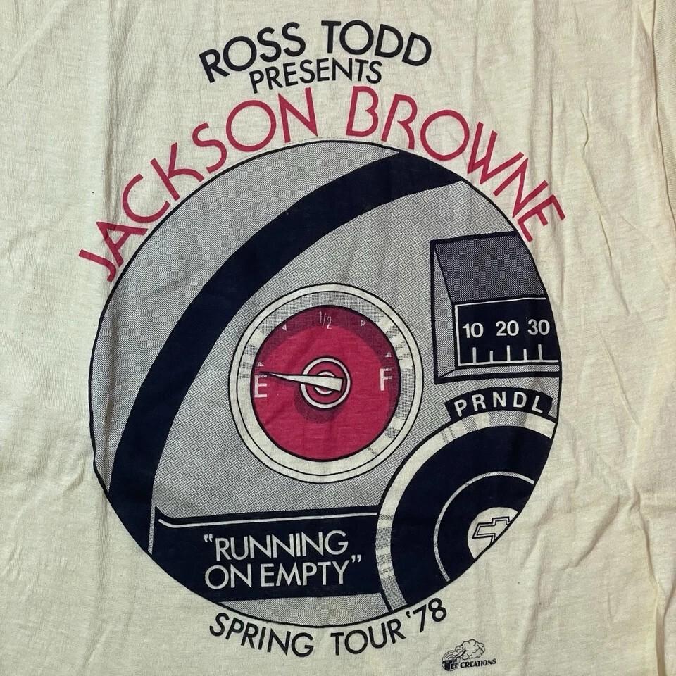 Классическая футболка унисекс Jackson Browne Running on Empty Tour S-5XL 11D663
