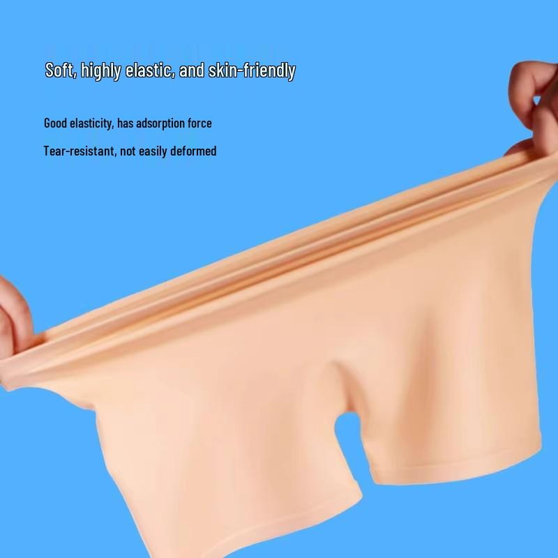 Children's Waterproof Silicone Swim Trunks - Anti-Infection Swimwear for Boys and Girls