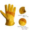 A Grade Custom Logo Heavy Duty Leather Work Gloves With Grip Palm for Men Bulk Safety Garden Working Gloves Construction