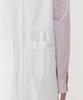 Covernat Woman Suspender Denim Dress Ivory