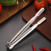 Stainless Steel Food Tongs Lightweight Rust-proof Cooking Tongs Heat-Resistant Kitchen Utensil for Home Restaurant Picnic Cooking BBQ Salad Serving