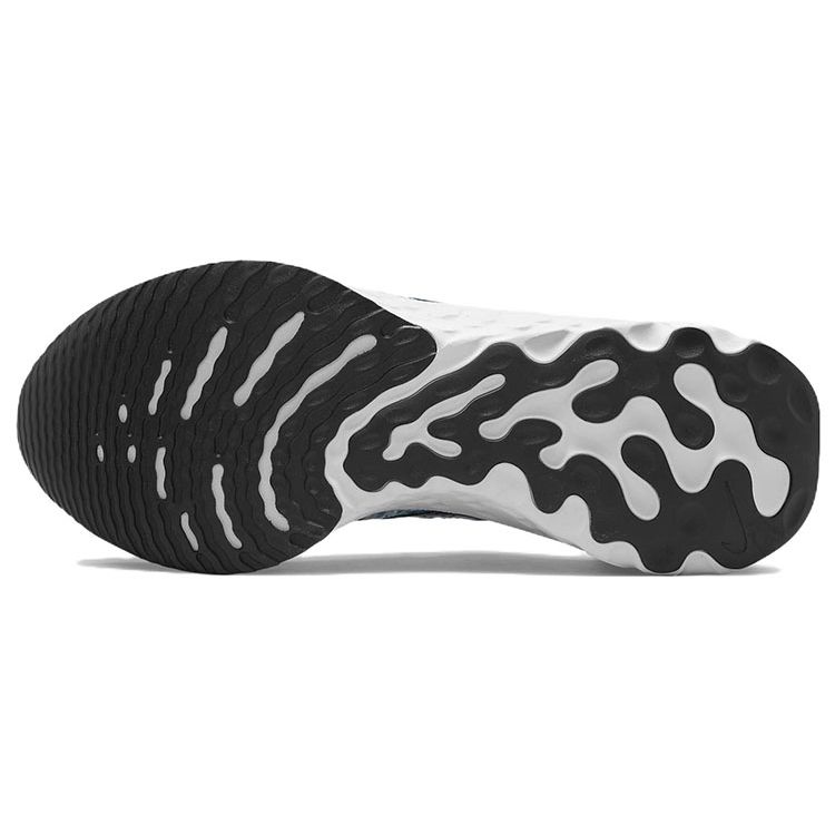 Nike React Infinity Run Flyknit 3 White Blue Orbit Мужские кроссовки хлор-синий черный DH5392-102