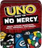 Mattel Games UNO Show ’em No Mercy Card Game – Storage & Travel Tin, Kids & Adults Family Night, Extra Cards with Special Rules