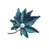 Elegant Maple Leaf Brooch With Secure Closure Clothing Fastener For Women Fashion Jewelry Party Garment Accessories