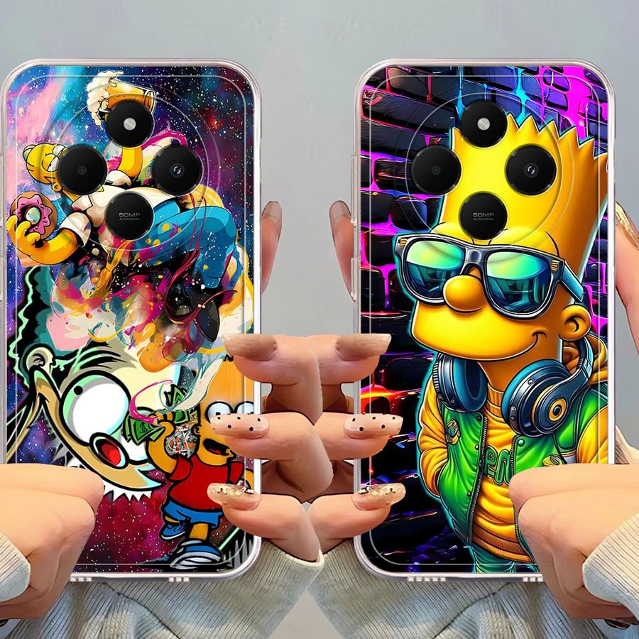 Soft Phone Cover Phone Case for Xiaomi Mi 11T Pro 11 Lite Cool Cartoon Simpsons