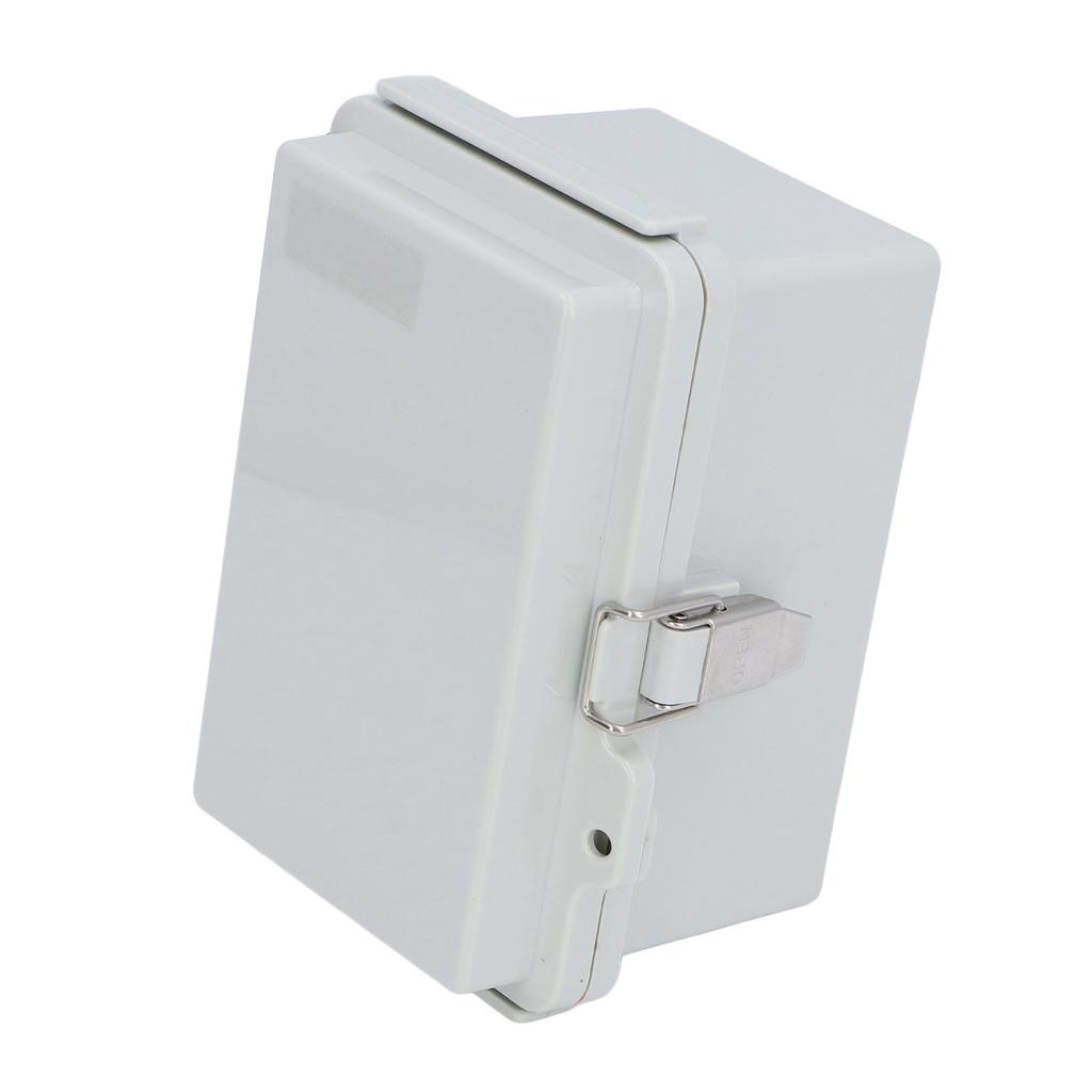 Наружная электрическая коробка IP67 Водонепроницаемая пластиковая проектная коробка из АБС-пластика с петлей из нержавеющей стали для