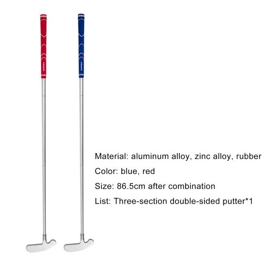 Регулируемый противоскользящий аксессуар для гольф-паттера, трехсекционный съемный гольф-паттер для улицы