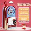Backpack Shape Pen Bag Large Capacity Pencil Pouch Multifunctional Stationery Pouch  Gift