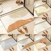 Ванная комната коврик из диатомовой земли Минималистичный Абстрактный Геометрический узор Быстросохнущий Впитывающий Нескользящий Коврик для двери туалета для домашнего декора