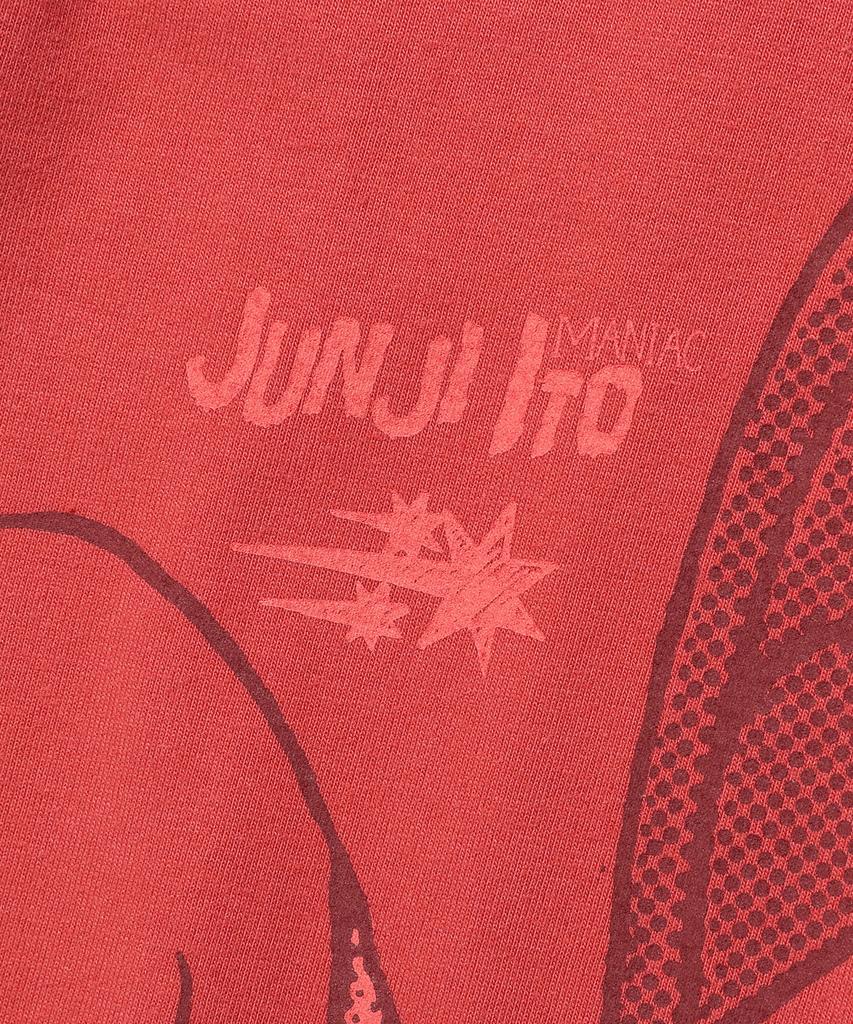 NICEGHOSTCLUB Дзюндзи Ито Маниак Томи Мини-футболка_Коралловый(Ng2Fmft583B)