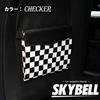 SKYBELL Автомобильный мусорник для BMW MINI, Мини Купер, Ведро для мусора, Подвесной, Тонкий, Компактный, Искусственная кожа, Клетчатый