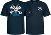 Powell Peralta RAT BONES Футболка для скейтборда ТЕМНО-СИНИЙ Унисекс Футболка