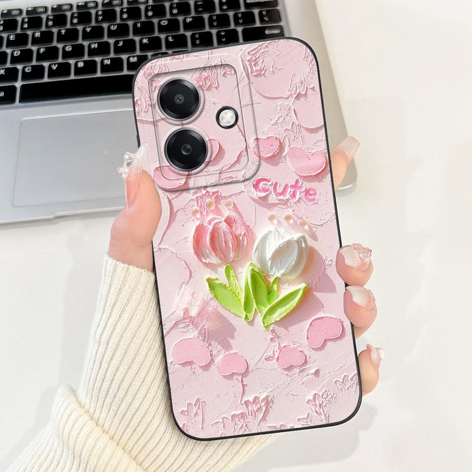 Для Oppo A3x A3 Pro Глобальный Милый Мультяшный Чехол-Животное Для Oppo A3 5G 4G A 3X A3Pro Желейный Силиконовый Ударопрочный Мягкий Чехол