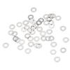 M3 Flat Washers, 3 X 6 X 0.3 Mm, 304 Stainless Steel, Thin Flat Spacers for Door Hinge Adjustment, Screws, Bolts, Round Washers, 50 Pieces