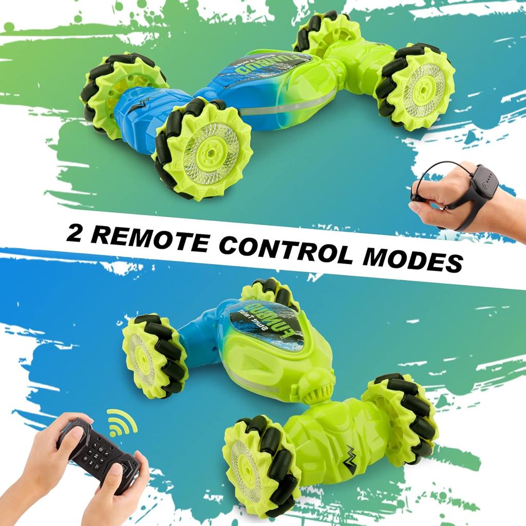 Gesture Sensing RC Stunt Car Toys - Best Christmas Birthday Gifts for 6 7 8 9 10 11 12 Year Old Boys, Remote Control 4WD Off Road Transform Vehicle,