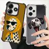 Dalmatian Cute Dog Plating Phone Case For Xiaomi Redmi Note 14 15 Pro Plus 13 12 11 11S 11T 10 9S 9 5G Anti-Fall Airabag Cover