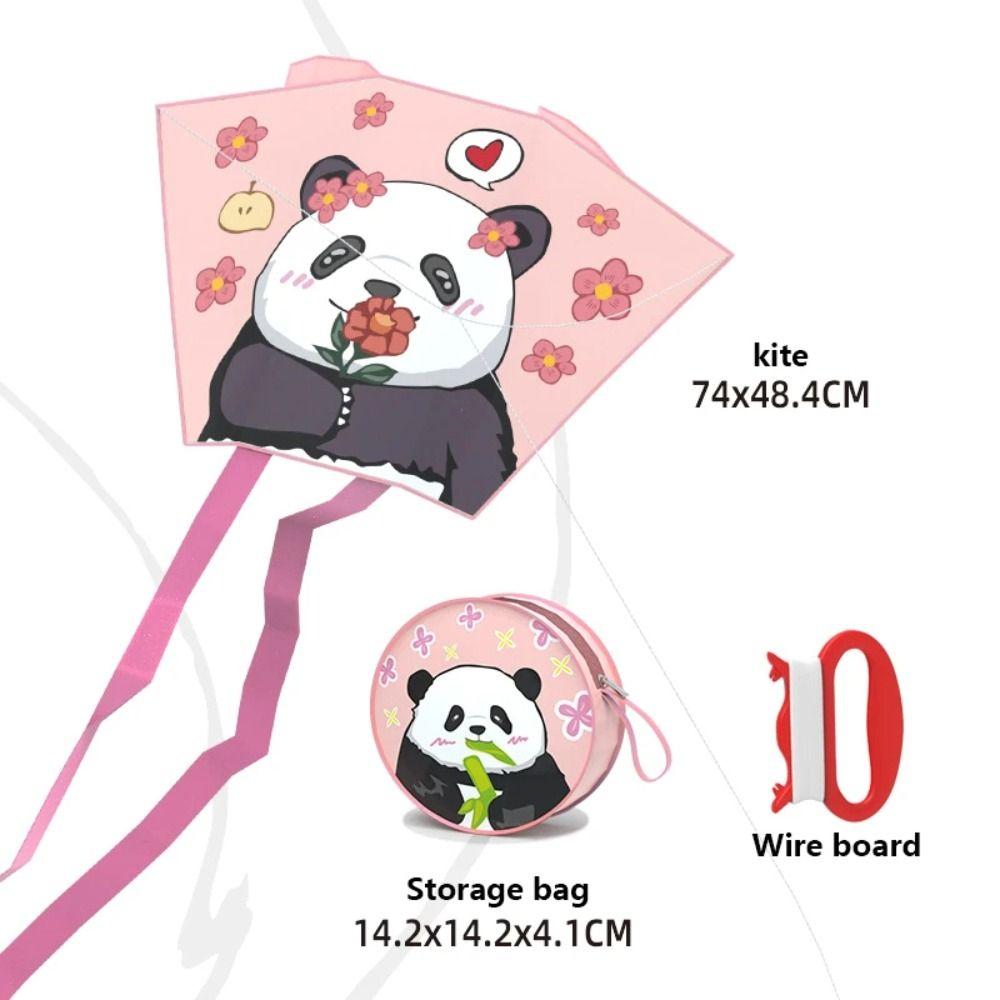 Frameless Spring Outing Pocket Kite Handheld Foldable Children Kite Toys  Outdoor Toys