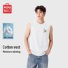 MINISO Мужская повседневная майка из чистого хлопка без рукавов