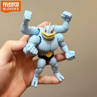 Blokees Мачамп Нидоки Оригинальная Фигурка Покемона Модель Класса Фантастик Аниме Периферия Коллекция Игрушки Фестивальные Подарки