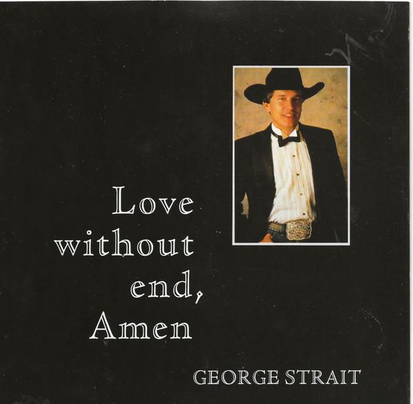 7-дюймовая пластинка GEORGE STRAIT Love Without End Amen MCA1468 MCA Records 1990 UK CountryFolk Б/у