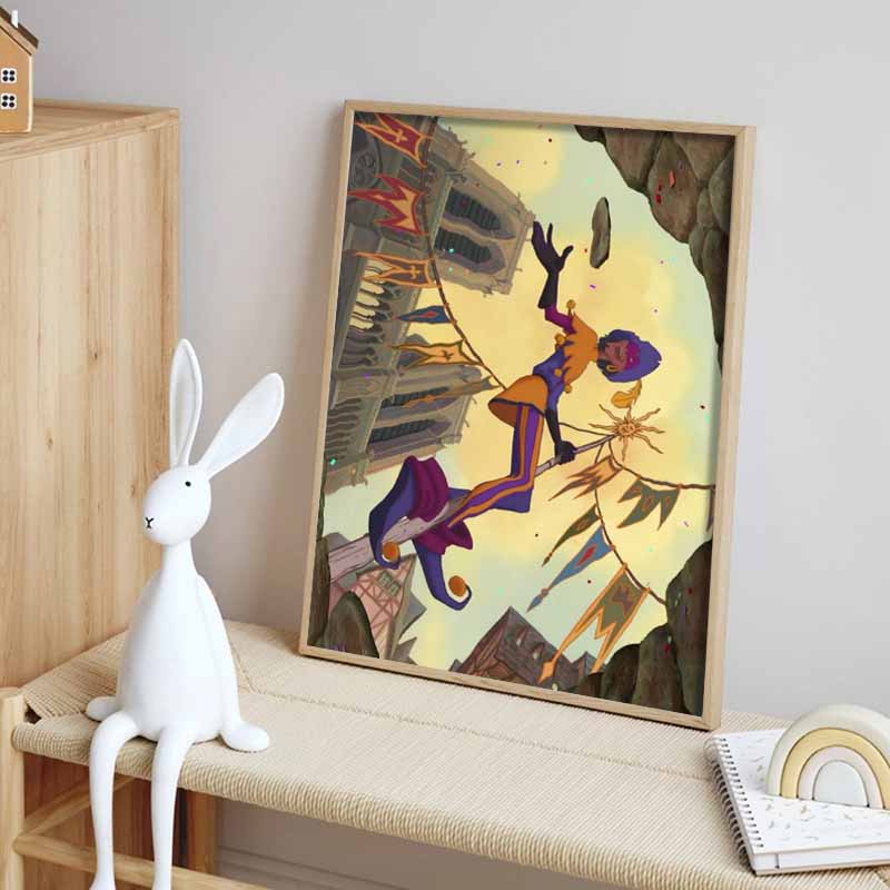 Disney Diamond Painting Clopin From The Hunchback of Notre Dame Carnival Scene Cute Cartoon Cross Stitch Set 5D DIY Home Decor