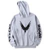 Maverick Logan Paul Homme And Femme Bird Print Hooded Sweatshirt With Comfortable Fit