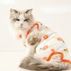 Miaoxinbao Одежда для отлучения котенка от груди, Тонкая одежда для кошки на четырех лапах, Разноцветная, сочетающаяся по цвету, на липучках, Одежда для стерилизации кошки