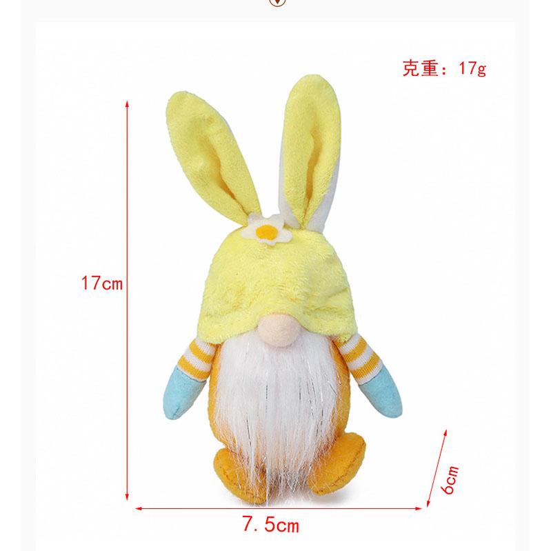 Пасхальный кролик гоблин гном настольная подвеска мультяшная кукла праздничная сцена украшение