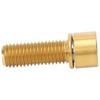 4Pcs Titanium Alloy Bike Handlebar Stem Bolts Gold/Silver Stem Inner Hex Screws  Bicycle Maintenance