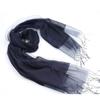 Ruifeng Navy Blue Silk Cotton Plain Double-layer Scarf, Brand Wind Tail Goods Delivery