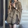 Women's Loose Design Niche Shirt Hong Kong Style Retro American Shirt