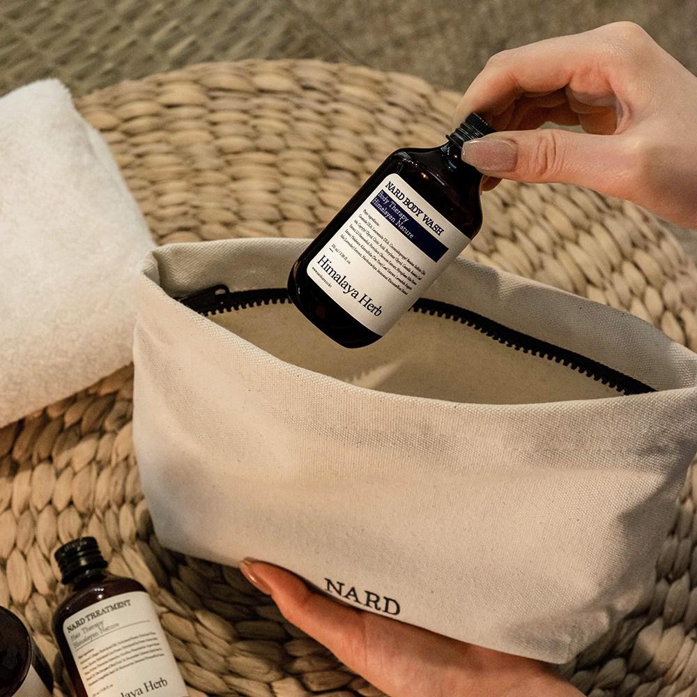 Nard Дорожный набор для волос и тела 5 видов + хлопковый мешочек, 6 наборов