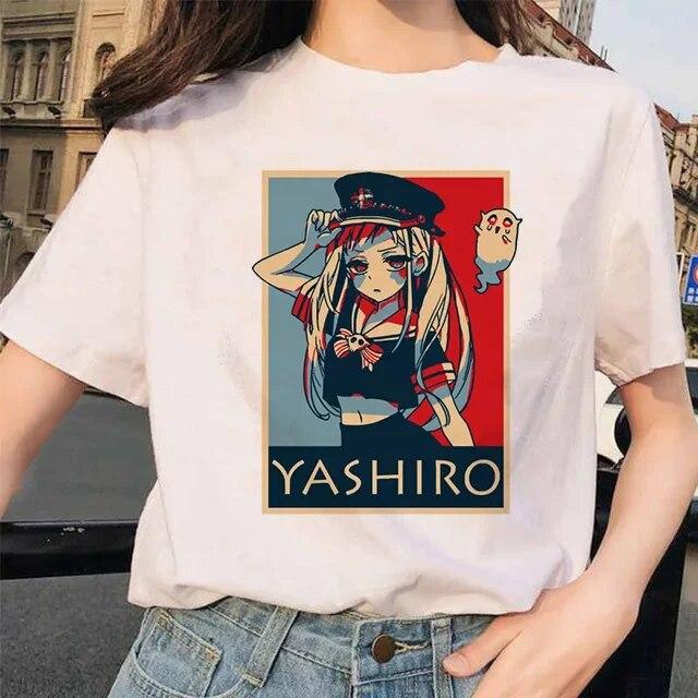 Женские футболки с принтом «Унитаз Ханако Кун» Harajuku Ullzang, модная футболка 90-х годов, забавная футболка унисекс с графикой, летняя футболка FeUnisex