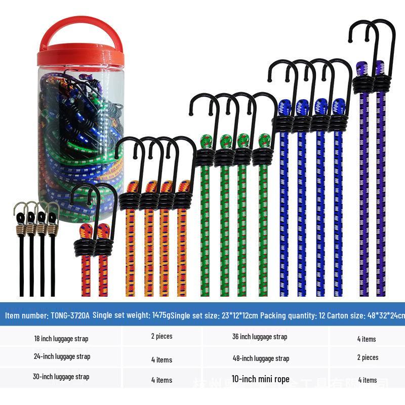 Эластичный ремень-стяжка для электровелосипеда: Универсальный резиновый шнур для крепления багажа и багажника велосипеда