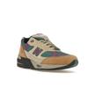 New Balance Palace x 991 Сделано в Англии Taos Taupe Grape Мужские кроссовки Бирюзово-черный Grape-Juice M991PAL