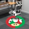 1pcMario Mushroom Icon Office Round Area Rug, Indoor Mat Suitable For Office, Under Office Chairs Bedroom Living Room Home Decor, Room Deco