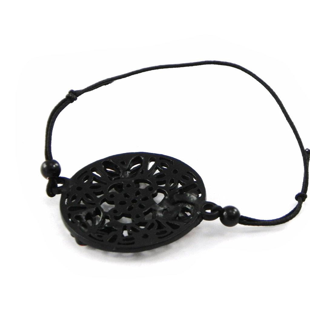 NOA [H8745] - Дизайнерский браслет «Кармен» красный черный