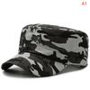 Camouflage Baseball Cap Hat Men Women Tactical Flat Cap Hat Outdoor Sports