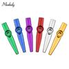 Muslady 6 шт. музыкальный инструмент Kazoo из алюминиевого сплава для детей и взрослых, начинающих