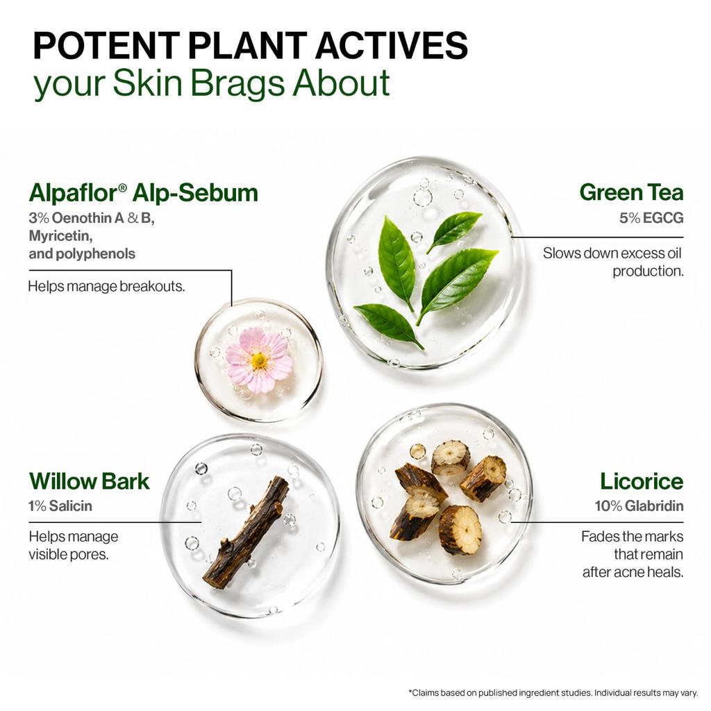 Oziva Корректор для точечного нанесения от акне с экстрактом зеленого чая и коры ивы, 20 г