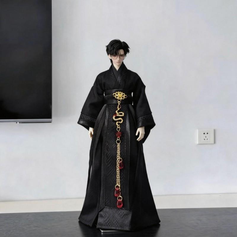 Настраиваемая одежда для кукол Накидка Масштаб 1/6 1/8 Куклы BJD - Ткань, похожая на шелк, Традиционный китайский стиль Подходит для YMY25 Sisili