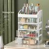 Drawer Jewelry Makeup Storage Box Large Capacity Transparent Makeup Storage Box Multi-layer Multi-functional Desktop Organizer