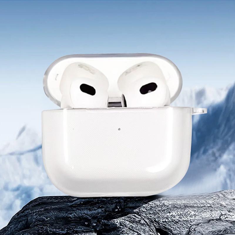 AirPods прозрачный материал тпу мягкий чехол для чехла наушников прозрачный bluetooth гарнитура apple 1-го поколения чехол для наушников